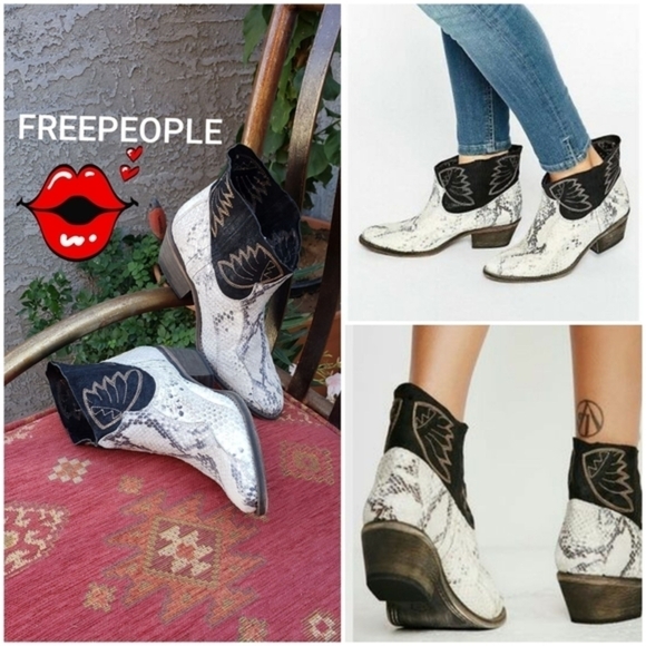 FREE PEOPLE DORADO BOOTIES, - Picture 2 of 8